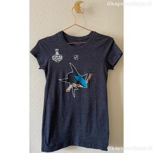 San Jose Sharks 2016 Stanley Cup Finals #8 Joe Pavelski Top Size S